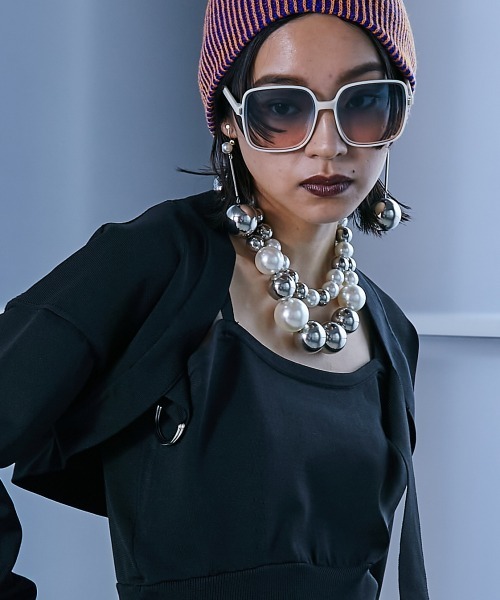 ニットボレロ ＜大きいサイズ有＞GEVS.（カーディガン/ボレロ）｜GEVS.（ジェイヴィス）