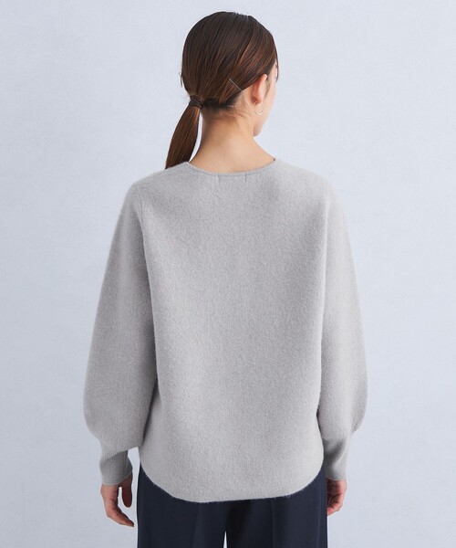 【セール】FOXブレンド フォルム Vネック プルオーバー ニット（ニット/セーター）｜green label relaxing（グリーンレーベルリラクシング）