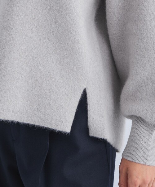 【セール】FOXブレンド フォルム Vネック プルオーバー ニット（ニット/セーター）｜green label relaxing（グリーンレーベルリラクシング）