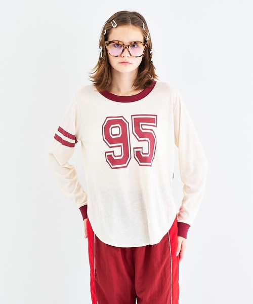 ANNA SUI NYC（アナ スイ エヌ ワイ シー）の「No.95 リンガーロングスリーブTシャツ（Tシャツ/カットソー・レディース・イエロー/ブラック/ホワイト・FREE）」の17枚目の写真