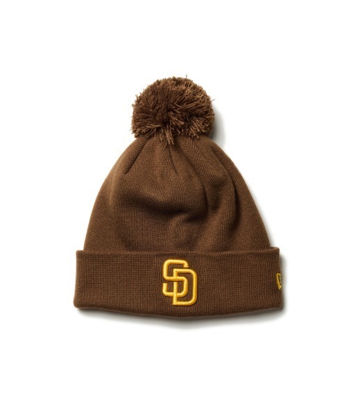 NEW ERA（ニューエラ）の「NEW ERA  POM PON KNIT / ニューエラ（ニットキャップ/ビーニー・レディース・ブラウン/グレー/ブラック・OSFA）」の12枚目の写真