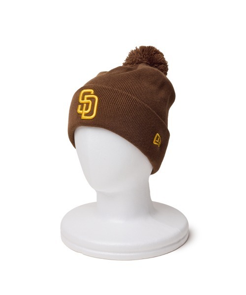 NEW ERA（ニューエラ）の「NEW ERA  POM PON KNIT / ニューエラ（ニットキャップ/ビーニー・レディース・ブラウン/グレー/ブラック・OSFA）」の10枚目の写真