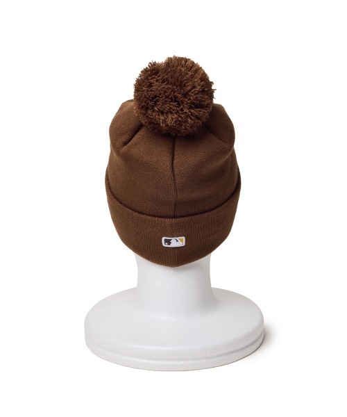NEW ERA（ニューエラ）の「NEW ERA  POM PON KNIT / ニューエラ（ニットキャップ/ビーニー・レディース・ブラウン/グレー/ブラック・OSFA）」の8枚目の写真
