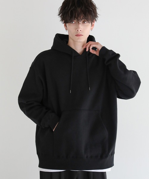新品正規品【V12/XL】NECKPARKA ネックウォーマー内臓パーカー裏起毛 Buyer's Select/ヘビーウエイト裏起毛ビッグプルパーカー（パーカー