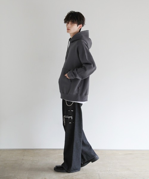 Buyer's Select/ヘビーウエイト裏起毛ビッグプルパーカー（パーカー