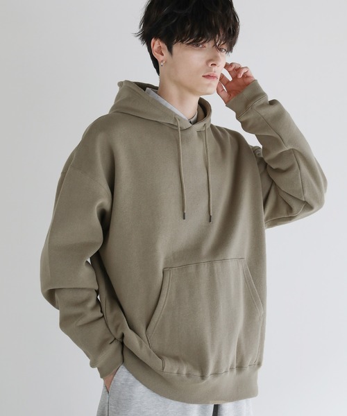 Buyer's Select/ヘビーウエイト裏起毛ビッグプルパーカー（パーカー