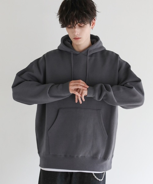 Buyer's Select/ヘビーウエイト裏起毛ビッグプルパーカー（パーカー