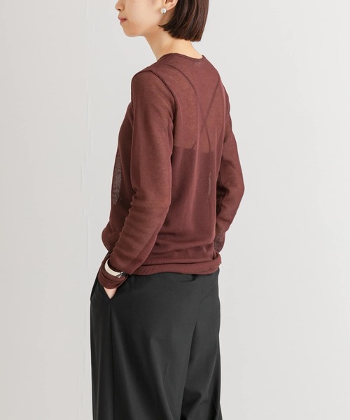 URBAN RESEARCH(アーバンリサーチ)の「『MADE IN JAPAN』シアーワッフルカットソー(Tシャツ/カットソー・レディース・ブラウン/ホワイト・FREE)」の16枚目の写真