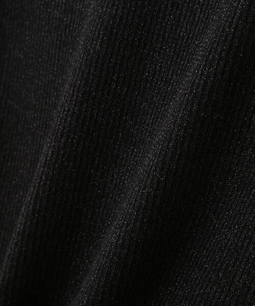 JILL by JILL STUART(ジルバイジルスチュアート)の「◇フロントZIPシャイニーニット(ニット/セーター・レディース・ベージュ/ブラック・FREE)」の17枚目の写真