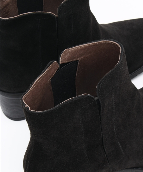 ROSE BUD（ローズバッド）の「(ILENIA P)レザーショートブーツ（ブーツ・レディース・ブラック/ベージュ系その他・37/35/36/38/39）」の5枚目の写真