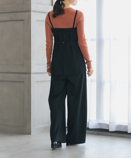 URBAN RESEARCH（アーバンリサーチ）の「『UR TECH』コットンメランジクルーネックニット（ニット/セーター・レディース・オレンジ/パープル/カーキ・FREE）」の14枚目の写真