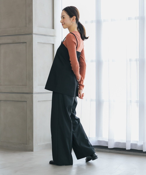 URBAN RESEARCH（アーバンリサーチ）の「『UR TECH』コットンメランジクルーネックニット（ニット/セーター・レディース・オレンジ/パープル/カーキ・FREE）」の16枚目の写真