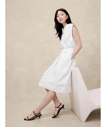 BANANA REPUBLIC FACTORY STORE ポプリンミディシフト シャツワンピース