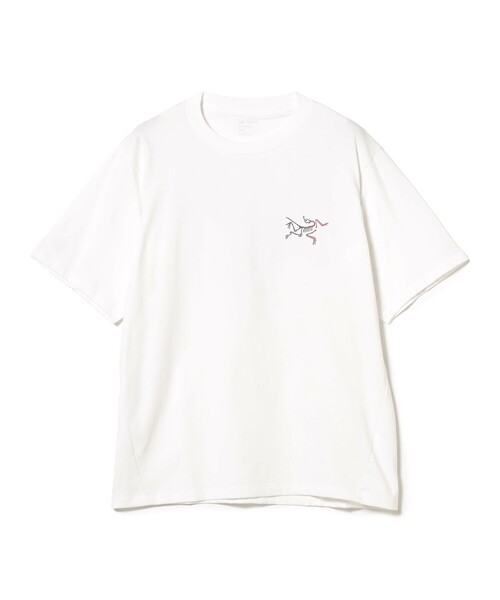 ARC'TERYX(アークテリクス)の「ARC’TERYX / Kragg Cotton Logo Short Sleeve(Tシャツ/カットソー・メンズ・ホワイト/ブラック・SMALL/MEDIUM/LARGE/X-LARGE/XX-LARGE)」の2枚目の写真