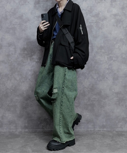 PLAN To（プラントゥ）の「Heavy Weight Punch Short Length Game Shirts L/S - ヘビーウェイトポンチショートレングスゲームシャツ(長袖)（スウェット・メンズ・ネイビー/グレー・SMALL/MEDIUM/LARGE）」の22枚目の写真