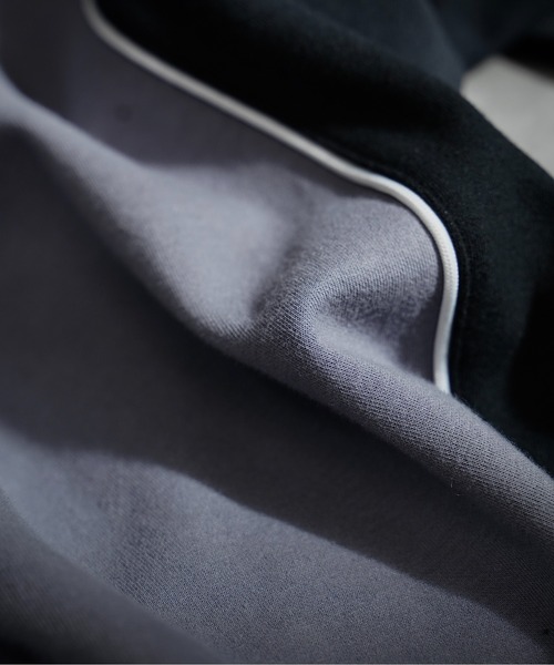 PLAN To（プラントゥ）の「Heavy Weight Punch Short Length Game Shirts L/S - ヘビーウェイトポンチショートレングスゲームシャツ(長袖)（スウェット・メンズ・ネイビー/グレー・SMALL/MEDIUM/LARGE）」の5枚目の写真