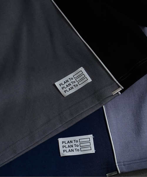 PLAN To（プラントゥ）の「Heavy Weight Punch Short Length Game Shirts L/S - ヘビーウェイトポンチショートレングスゲームシャツ(長袖)（スウェット・メンズ・ネイビー/グレー・SMALL/MEDIUM/LARGE）」の14枚目の写真