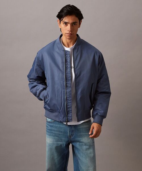 【 】CK Jeans ロングボンバージャケット★送料無料 Calvin Klein｜(W) 【公式ショップ】 カルバンクライン ロング