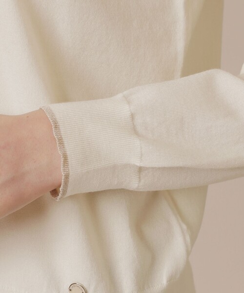 MACKINTOSH LONDON（マッキントッシュ ロンドン）の「クリアニット天竺プルオーバー（ニット/セーター・レディース・オフホワイト/パープル系その他4/グレー系その他・40/38）」の10枚目の写真