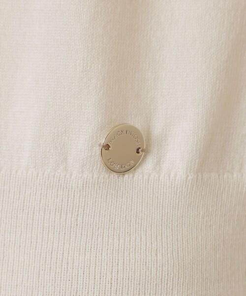 MACKINTOSH LONDON（マッキントッシュ ロンドン）の「クリアニット天竺プルオーバー（ニット/セーター・レディース・オフホワイト/パープル系その他4/グレー系その他・40/38）」の11枚目の写真