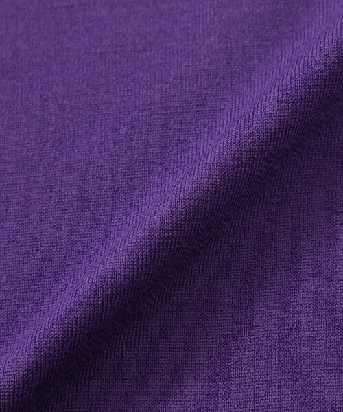 MACKINTOSH LONDON（マッキントッシュ ロンドン）の「クリアニット天竺プルオーバー（ニット/セーター・レディース・オフホワイト/パープル系その他4/グレー系その他・40/38）」の14枚目の写真