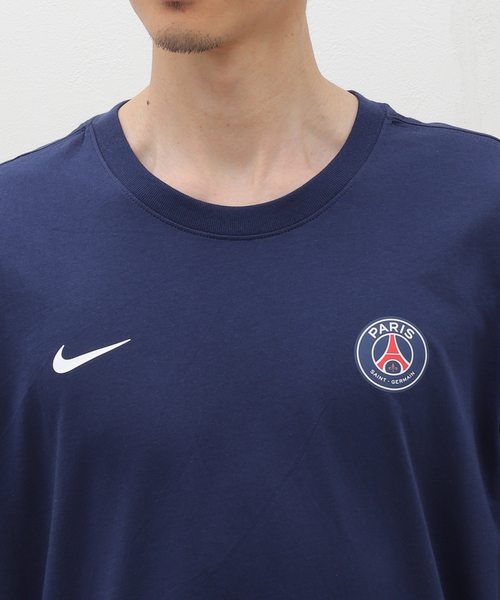 Nike PSG シャツ ネイビー/グレー Nike PSG ネイビーシャツ Mサイズ - メルカリ