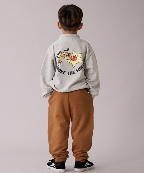 PAIRMANON STREET(ペアマノンストリート)の「【PAIRMANON STREET】裏毛 スウェット サルエル パンツ(スウェットパンツ・キッズ・ブラウン系その他2/グレー/グリーン/ブラック・160/150/140/130/90/120/110/100)」の11枚目の写真