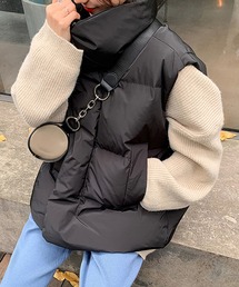 ALTROSE | スタンドカラー 中綿 ベスト ジャケット(ダウンベスト)