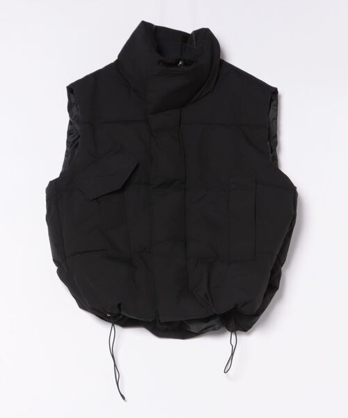 ALTROSE（アルトローズ）の「スタンドカラー 中綿 ベスト ジャケット（ダウンベスト・レディース・ブラック・FREE）」の8枚目の写真