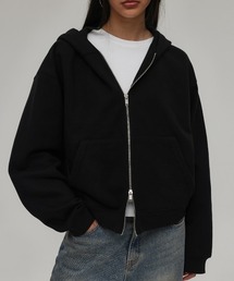 BLACKUP | [B-BASIC] ヘビースウェットフードジップアップ(パーカー)