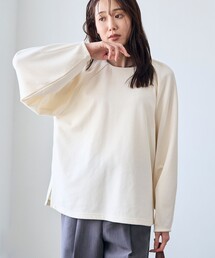 【RONEL】ネップジョーゼットドルマンプルオーバー