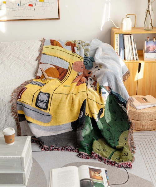セール】【 somni / ソニ 】 カジュアル レトロブランケット