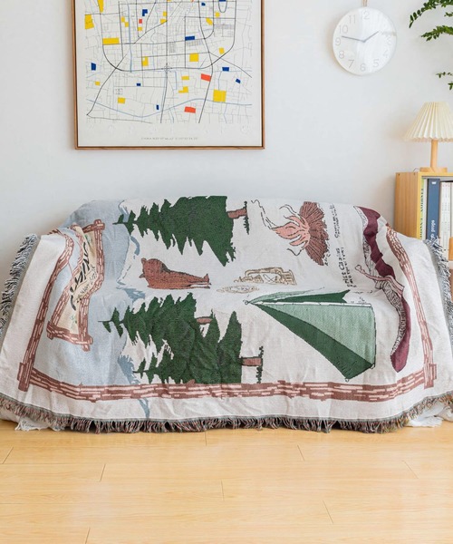 セール】【 somni / ソニ 】 カジュアル レトロブランケット