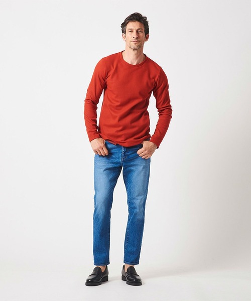 junhashimoto(ジュンハシモト)の「WASHABLE TD CREW(Tシャツ/カットソー・メンズ・オレンジ/ボルドー・3/4/5/2)」の7枚目の写真