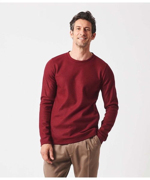 junhashimoto(ジュンハシモト)の「WASHABLE TD CREW(Tシャツ/カットソー・メンズ・オレンジ/ボルドー・3/4/5/2)」の8枚目の写真