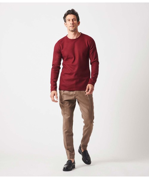 junhashimoto(ジュンハシモト)の「WASHABLE TD CREW(Tシャツ/カットソー・メンズ・オレンジ/ボルドー・3/4/5/2)」の9枚目の写真