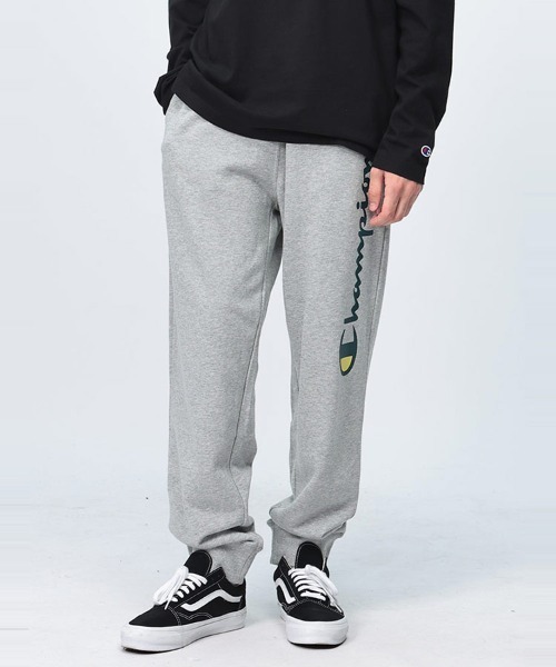 Champion 裏毛 ラインロゴ スウェットパンツ(スウェットパンツ)|Champion(チャンピオン) Champion 裏毛 ラインロゴ スウェットパンツ(スウェットパンツ)|Champion(チャンピオン)