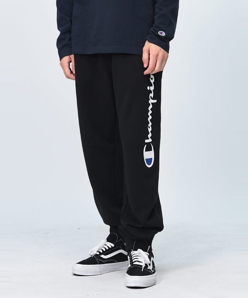 Champion 裏毛 ラインロゴ スウェットパンツ(スウェットパンツ)|Champion(チャンピオン) Champion 裏毛 ラインロゴ スウェットパンツ(スウェットパンツ)|Champion(チャンピオン)