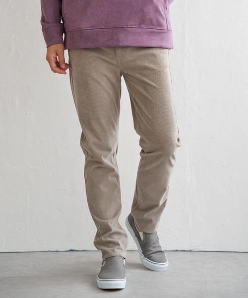 ikka(イッカ)の「GOKU楽パンツ EASY STRETCH コーデュロイ5P(その他パンツ・メンズ・チャコールグレー/ブラック/ベージュ・S/M/L/XL)」の3枚目の写真