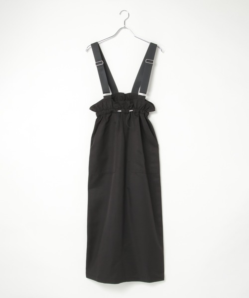 notch.（ノッチ）の「【 notch. by KR 】サス付きハイウェストスカート（ジャンパースカート・レディース・ブラック/オリーブ/ダークオリーブ/グレイッシュベージュ・M/TM）」の19枚目の写真