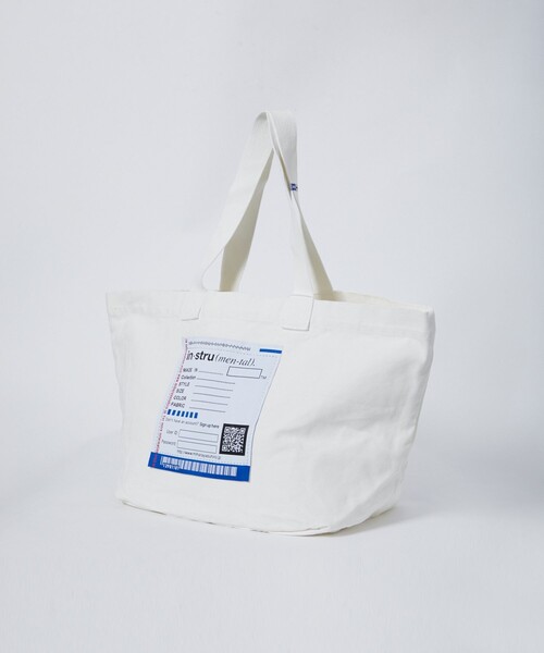 In・stru(men-tal).（インストルメンタル）の「【MIHARAYASUHIRO/ミハラヤスヒロ】COTTON CANVAS TOTEBAG（トートバッグ・メンズ・ブラック/ホワイト/ライトグレー・FREE）」の4枚目の写真