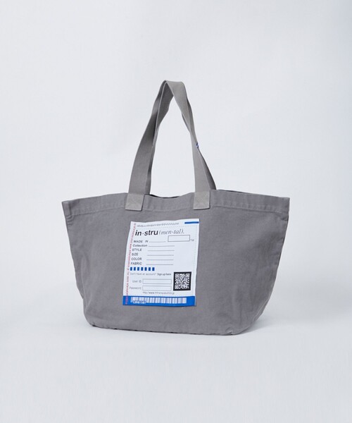 In・stru(men-tal).（インストルメンタル）の「【MIHARAYASUHIRO/ミハラヤスヒロ】COTTON CANVAS TOTEBAG（トートバッグ・メンズ・ブラック/ホワイト/ライトグレー・FREE）」の11枚目の写真