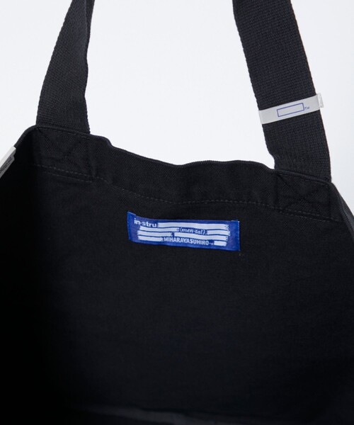 In・stru(men-tal).（インストルメンタル）の「【MIHARAYASUHIRO/ミハラヤスヒロ】COTTON CANVAS TOTEBAG（トートバッグ・メンズ・ブラック/ホワイト/ライトグレー・FREE）」の21枚目の写真