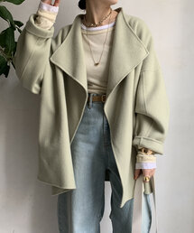 DouDou | ハンドメイドミドル丈コート(その他アウター)