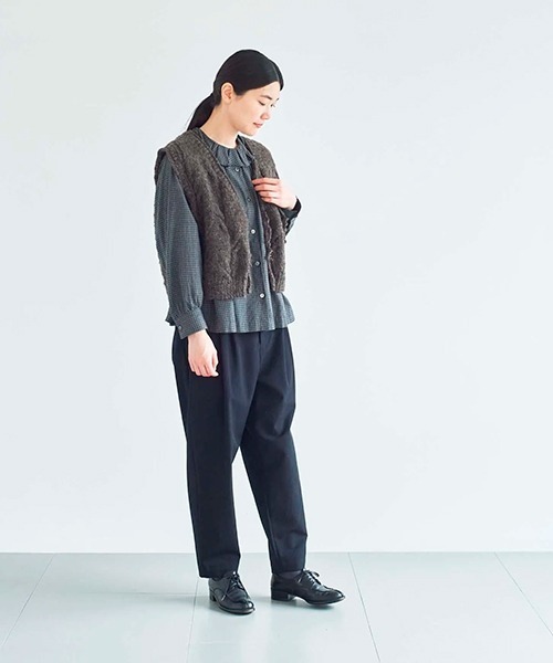 ハンドニットベスト nepal2（ベスト）｜HAU（ハウ）のファッション通販