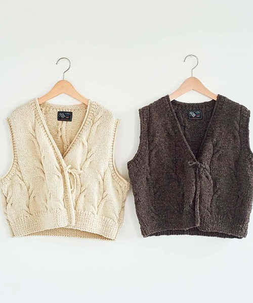 ハンドニットベスト nepal2（ベスト）｜HAU（ハウ）のファッション通販
