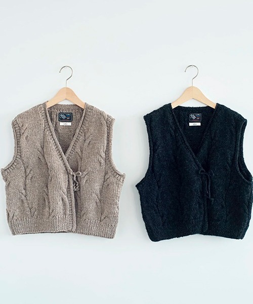 ハンドニットベスト nepal2（ベスト）｜HAU（ハウ）のファッション通販