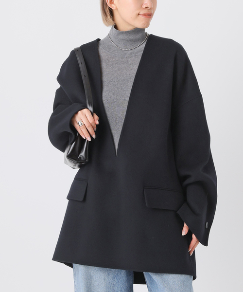 SYSTEM/システム】ディープネックウールトップ（ニット/セーター）｜AP