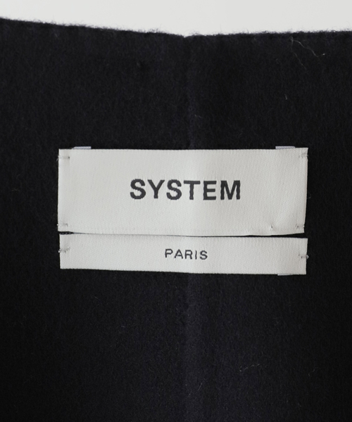 AP STUDIO（エーピーストゥディオ）の「【SYSTEM/システム】ディープネックウールトップ（ニット/セーター・レディース・ネイビー・FREE）」の18枚目の写真