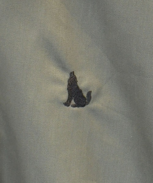 Healthknit Product(ヘルスニットプロダクト)の「別注【Healthknit Product】T/C twill blouson/ロゴ刺繍 ツイル ブルゾン/ハリントンジャケット(ブルゾン・メンズ・ブラック/カーキ/ネイビー・M/L/XL)」の8枚目の写真
